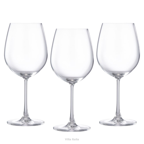komplet dużych kieliszków do wina