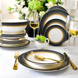 Serwis obiadowy na 12 osób porcelanowy ROYAL LADY 3