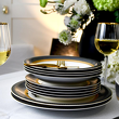 Serwis obiadowy na 12 osób porcelanowy ROYAL LADY 6