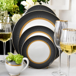Serwis obiadowy na 12 osób porcelanowy ROYAL LADY