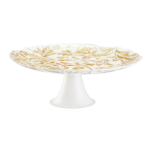 Patera na ciasto szklana 28 cm FLORALIS