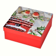 Zestaw 4 kubków porcelanowych BARI Platin w pudełku prezentowym 5