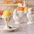 Zestaw porcelanowy kogutki Solniczka i pieprzniczka CLARA Ivory 3