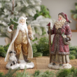 Mikołaj z choinką Figurka świąteczna 26 cm GIVRE 1