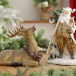 Mikołaj z choinką Figurka świąteczna 26 cm GIVRE 3