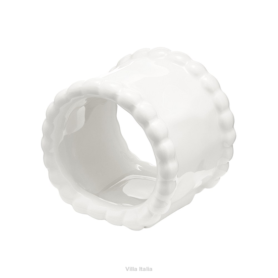 Elegancka obrączka porcelanowa na serwetkę