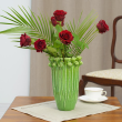 Zielony wazon porcelanowy 28 cm LEYLA 5