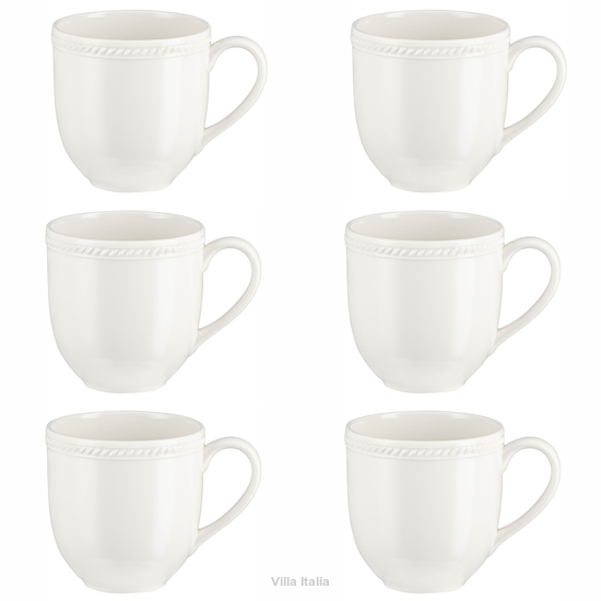 białe kubki ceramiczne 300 ml do codziennego użytku