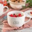 Filiżanka porcelanowa Kubek jumbo 500 ml LOVE 2