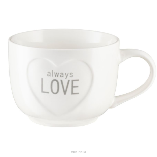 Filiżanka porcelanowa Kubek jumbo 500 ml LOVE