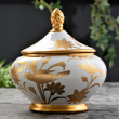 Talerz dekoracyjny porcelanowy 41 cm zdobiony złotem CESARE 8