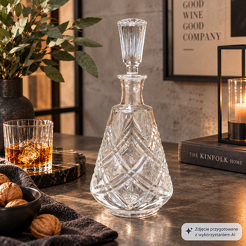 Karafka do whisky kryształ bezołowiowy 1l UNICO 22