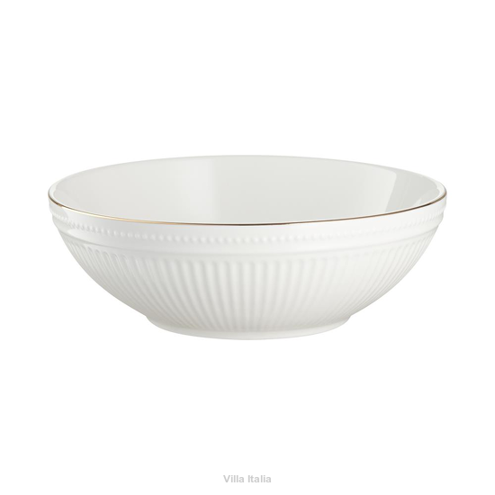 Porcelanowy talerz głęboki do serwowania zup
