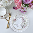 stylowa porcelanowa filiżanka do herbaty ręcznie malowana złotem