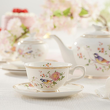 stylowa filiżanka dekorowana ręcznie złotem z porcelany Villa Italia