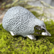 Figurka ceramiczna szary jeż 9 cm RICCIO silver 5