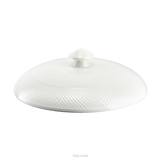 Biała przykrywka do wazy