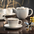 Filiżanka do kawy herbaty ze złotym wzorem 240 ml LIGURIA 7