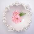 Biały wazon porcelanowy 27 cm VERANO 9