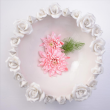 Biały wazon porcelanowy 27 cm VERANO 9