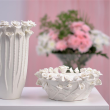 Biały wazon porcelanowy 27 cm VERANO 8