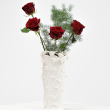 Biały wazon porcelanowy 27 cm VERANO 2