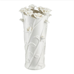 Biały wazon porcelanowy 27 cm VERANO