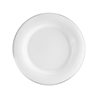talerz przekąskowy porcelanowy z platyną