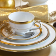 Serwis obiadowy porcelanowy na 12 osób LATINA GOLD  3