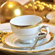 Serwis obiadowy porcelanowy na 12 osób LATINA GOLD  4