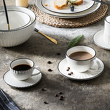 Zestaw filiżanek porcelanowych 240 ml 6 sztuk PILLAR 9