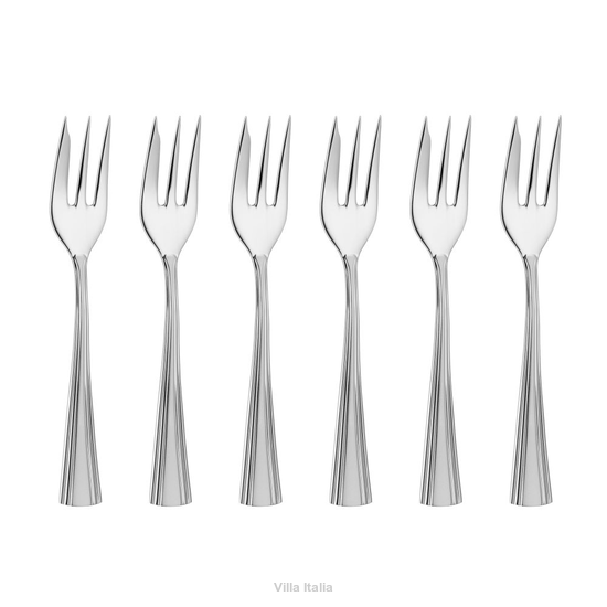 Komplet widelczyków do ciasta 6 sztuk 