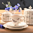 Filiżanka porcelanowa 180 ml LEDA IVORY w pudełku prezentowym 11