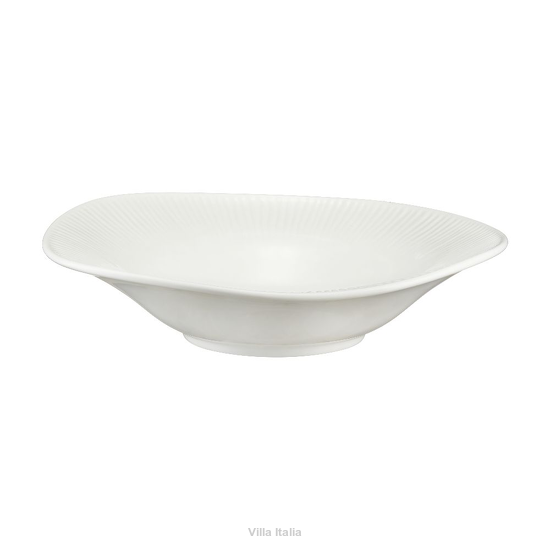 biały talerz głęboki porcelanowy do codziennego serwowania posiłków