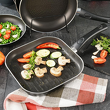 aluminiowa patelnia do grillowania, na indukcję 