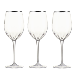 Kieliszki do wina czerwonego 6 sztuk MONALISA Platino