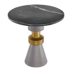 Stolik kawowy marmurowy 51,5 cm VEGA