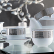 Serwis kawowy porcelanowy na 6 osób VALENTINO 20