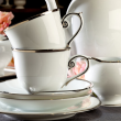 Serwis do herbaty porcelanowy na 12 osób OPERA PLATIN  2