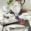 Serwis do herbaty porcelanowy na 12 osób OPERA PLATIN  3