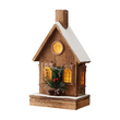 Dekoracja świąteczna LED domek drewniany 29 cm SAN NICOLA 1