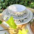 Serwis obiadowy porcelanowy na 12 osób NORIKO WHITE 3