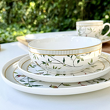 Serwis obiadowy porcelanowy na 12 osób NORIKO WHITE 4