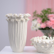 Biały wazon porcelanowy 27 cm LETTO 5