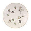 Elegancki spodek z porcelany 16 cm ręcznie malowany złotem