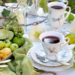 Serwis do kawy herbaty porcelanowy na 6 osób LEDA IVORY 8