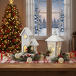 Lampion świąteczny LED biały 35 cm SAN NICOLA 5