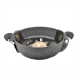 Garnek granitowy 28 cm niski TRESTELLE  1