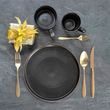 Talerz czarny ceramiczny 25 cm OTELLO Black 6