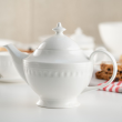 Dzbanek do herbaty porcelanowy 1,3 litra MESYNA WHITE 1